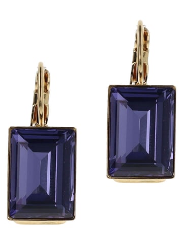 Otazu Vergold. Ohrringe mit Swarovski Kristallen