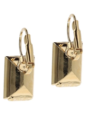 Otazu Pozłacane kolczyki z kryształami Swarovski