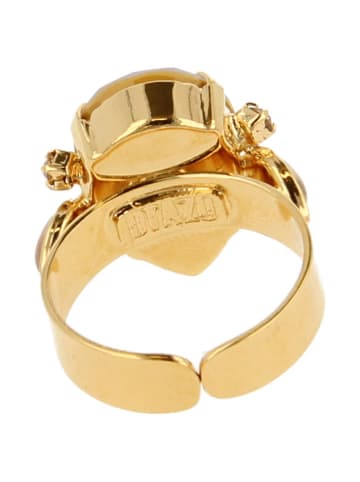 Otazu Vergold. Ring mit Swarovski Kristallen