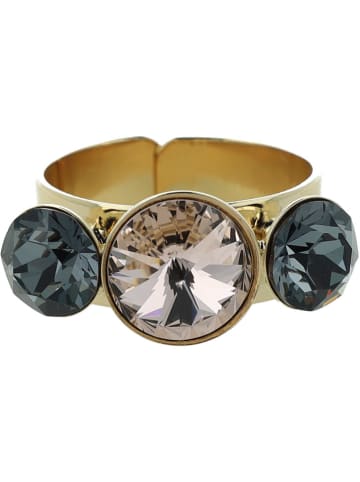 Otazu Vergold. Ring mit Swarovski Kristallen