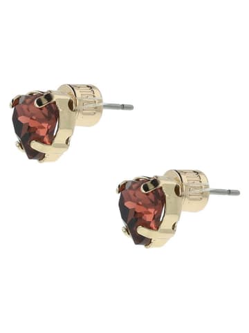 Otazu Vergold. Ohrstecker mit Kristallen