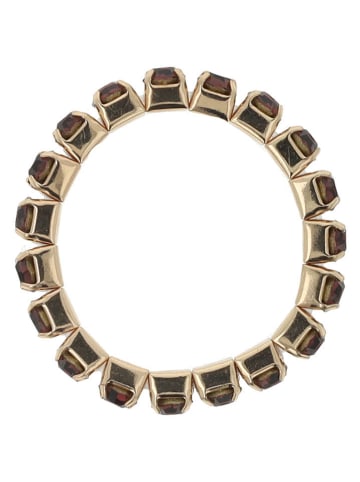 Otazu Vergulde ring met Swarovski kristallen