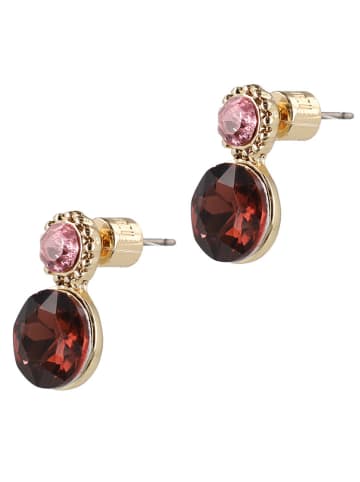 Otazu Vergold. Ohrstecker mit Swarovski Kristallen