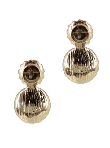 Otazu Vergulde oorstekers met Swarovski-kristallen