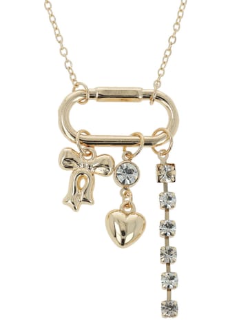 ivy Pozłacany naszyjnik z elementem ozdobnym - dł. 42 cm