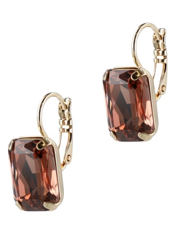 Otazu Vergold. Ohrringe mit Swarovski Kristallen