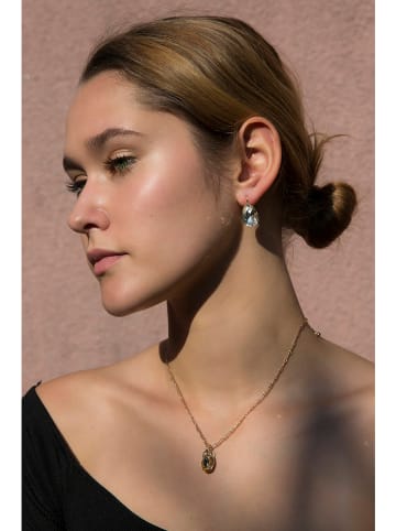 Otazu Vergold. Ohrringe mit Swarovski Kristallen