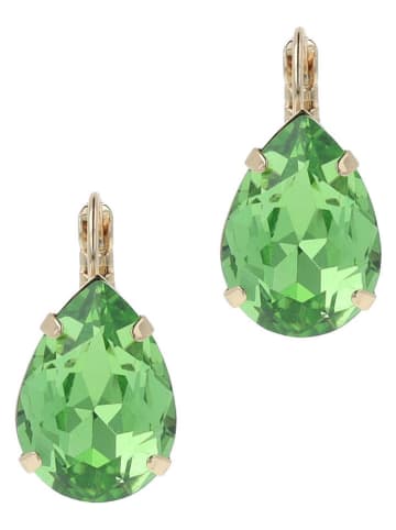 Otazu Vergold. Ohrringe mit Swarovski Kristallen