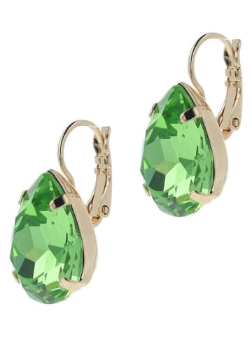 Otazu Vergold. Ohrringe mit Swarovski Kristallen