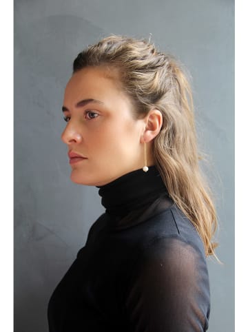 Otazu Vergold. Ohrhänger mit Perlen