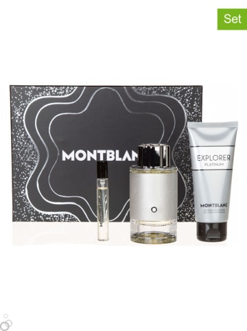 Mont Blanc 3-częściowy zestaw "Explorer Platinum"