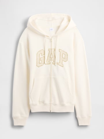 GAP Sweatjacke in Creme
