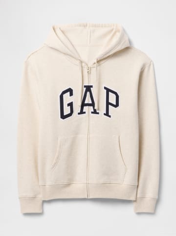GAP Sweatjacke in Beige