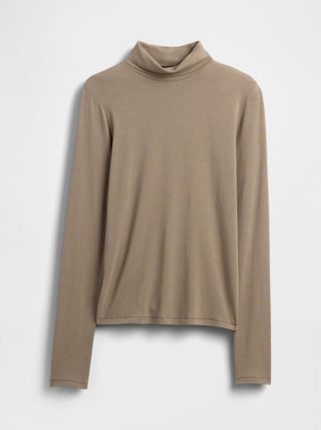 GAP Rollkragenpullover in Taupe