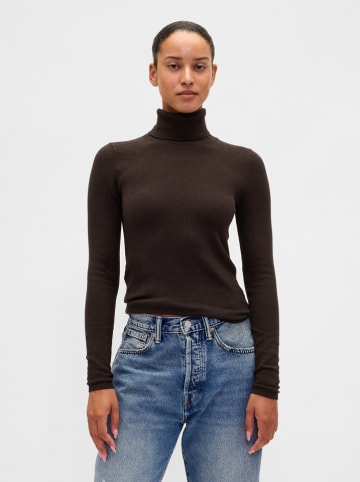 GAP Rollkragenpullover in Braun