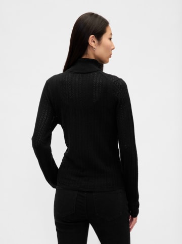 GAP Rollkragenpullover in Schwarz