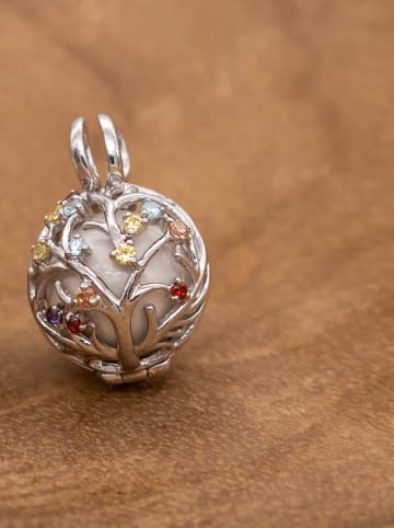 Engelsrufer Silber-Anhänger "Bloom" mit Edelsteinen