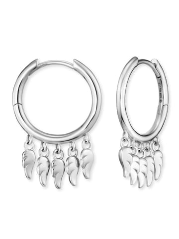 Engelsrufer Silber-Creolen "Flying Wings"