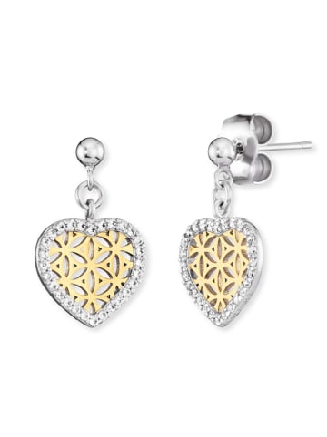 Engelsrufer Srebrne kolczyki-wkrętki "Flower of life" z cyrkoniami