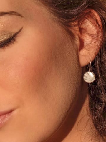 Engelsrufer Silber-Ohrhänger "Windrose" mit Edelsteinen