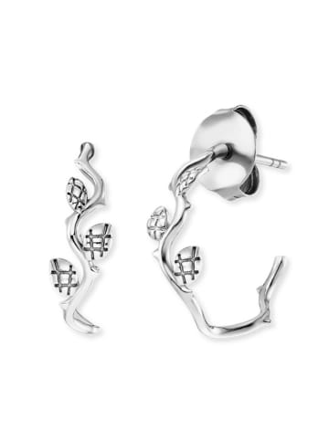 Engelsrufer Srebrne kolczyki-półkreole "Rose"