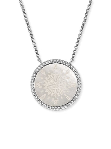 Engelsrufer Silber-Halskette "Windrose" mit Edelstein - (L)40 cm