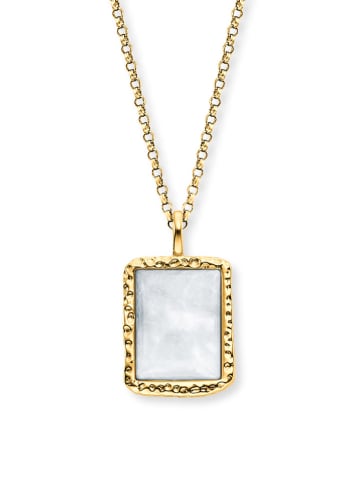 Engelsrufer Pozłacany naszyjnik "Pure Moon" z kamieniem księżycowym - dł. 42 cm