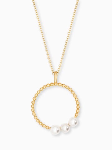 Engelsrufer Vergold. Halskette "Pearls" mit Perlen - (L)42 cm