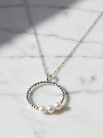 Engelsrufer Silber-Halskette "Pearls" mit Perlen - (L)42 cm