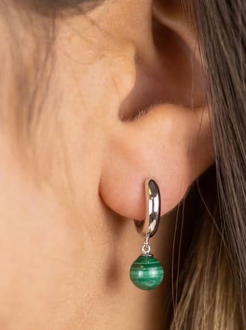 Engelsrufer Silber-Creolen "Powerful Stone" mit Edelsteinen