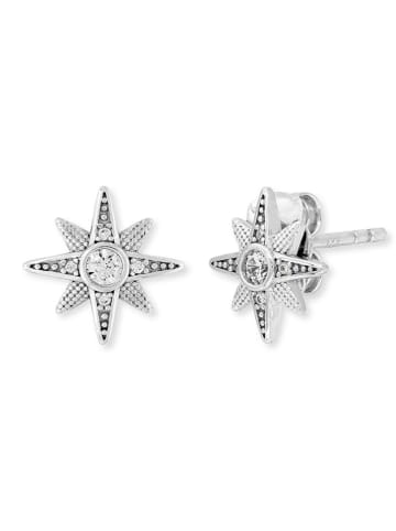 Engelsrufer Silber-Ohrstecker "New Star" mit Edelsteinen