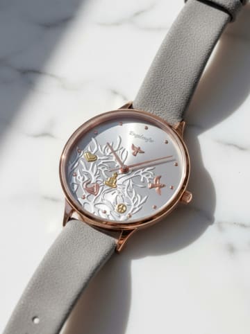 Engelsrufer Zegarek kwarcowy w kolorze srebrno-jasnoróżowym - Ø 34 mm