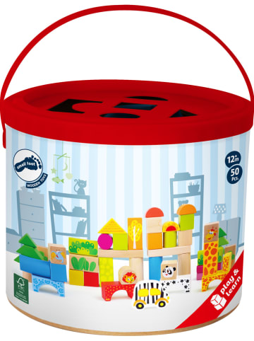 small foot Drewniane klocki "Zoo" - 12 m+