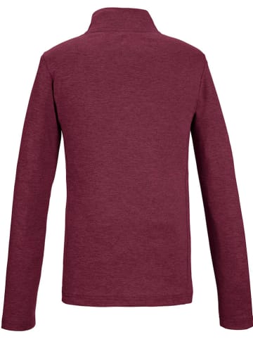 Killtec Fleecepullover in Burgunder
