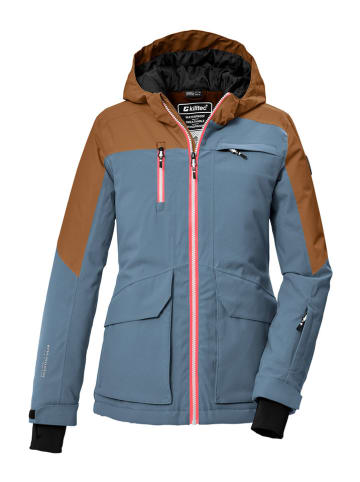 Killtec Ski-/ Snowboardjacke "KSW" in Blau/ Hellbraun