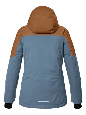 Killtec Ski-/ Snowboardjacke "KSW" in Blau/ Hellbraun