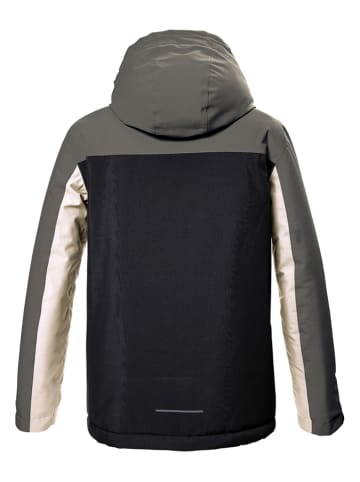 Killtec Functionele jas zwart/crème/grijs