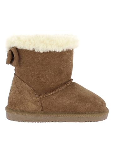 Gooce Leren winterboots "Amak Toddler" lichtbruin