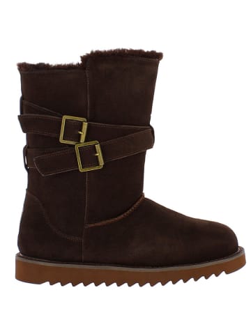 Gooce Leren winterlaarzen "Huntspill Waterproof" donkerbruin