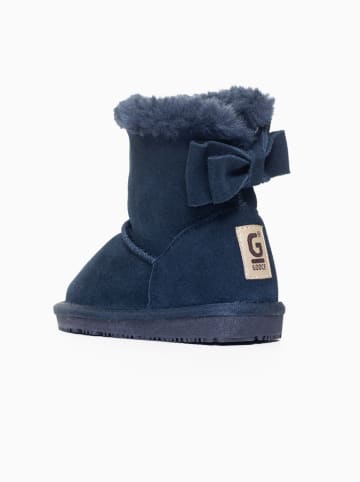 Gooce Leren winterboots "Amak" donkerblauw