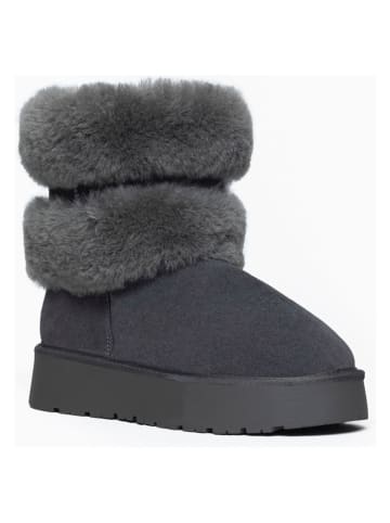 Gooce Leren winterlaarzen "Mara" antraciet