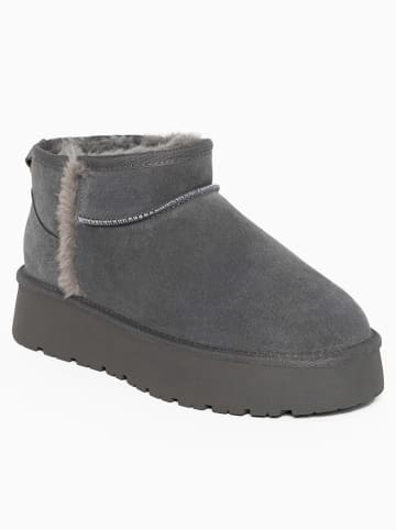 Gooce Leren winterboots "Wizz" grijs