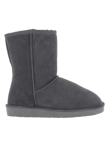NICEBAY Leren winterboots "Medway" grijs