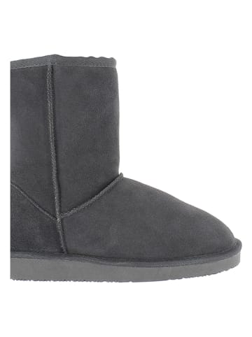 NICEBAY Leren winterboots "Medway" grijs