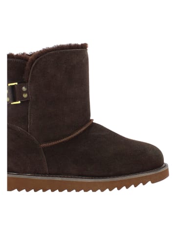 NICEBAY Leder-Winterboots "Blackbird" in Braun