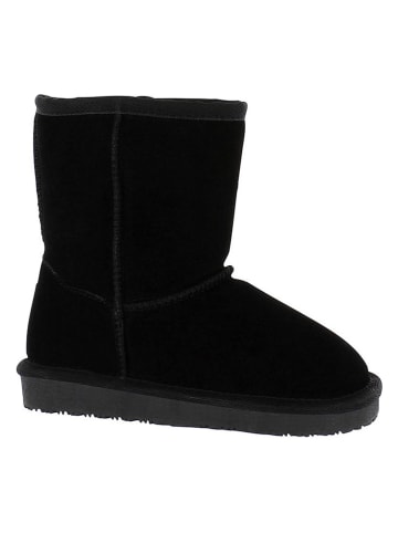 NICEBAY Leder-Winterboots "Gauze" in Schwarz