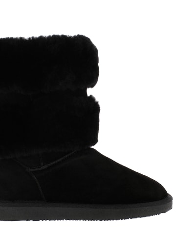 NICEBAY Leren winterlaarzen "Douglas" zwart