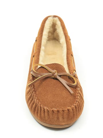 NICEBAY Leder-Mokassins "Tauriel" in Camel