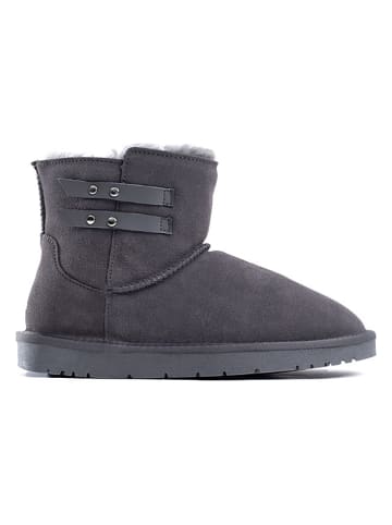 NICEBAY Leren winterboots "Brahms" grijs