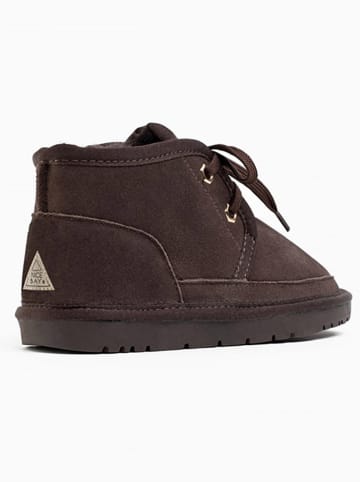 NICEBAY Leren winterboots "Clement" bruin